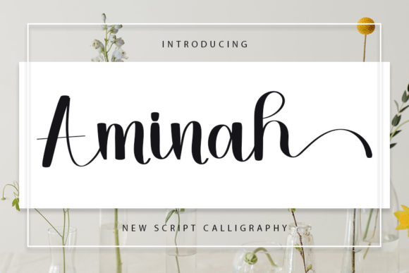 Aminah Font for Eye-Catching Brand Content