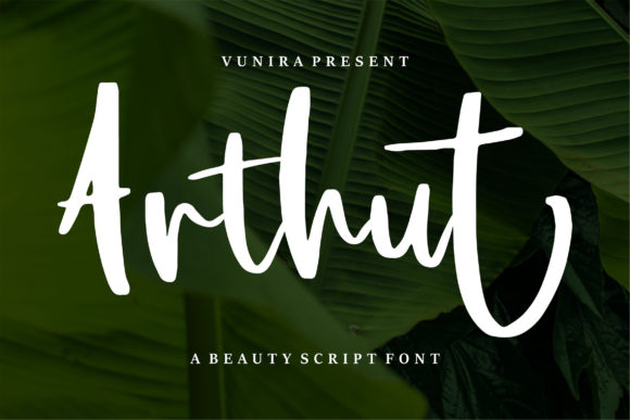 Arthut: A Handwritten Font That Elevates Digital Branding
