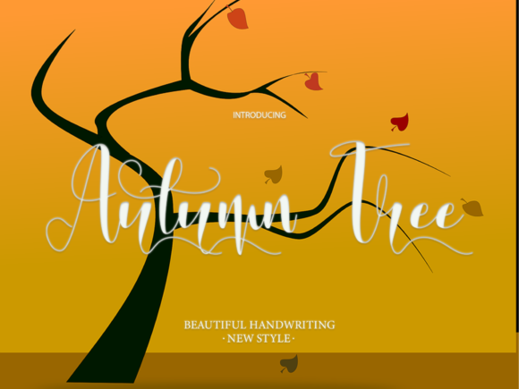 Autumn Tree Font for Professional Branding