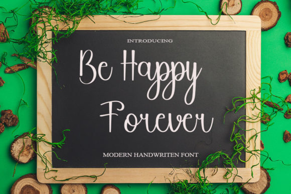 Be Happy Forever Font for Engaging Brand Content