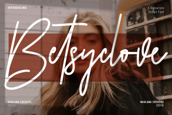 Betsyclove: A Romantic Font for Business Branding