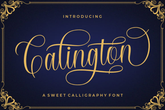 Calington Script Font for Bold Web Design