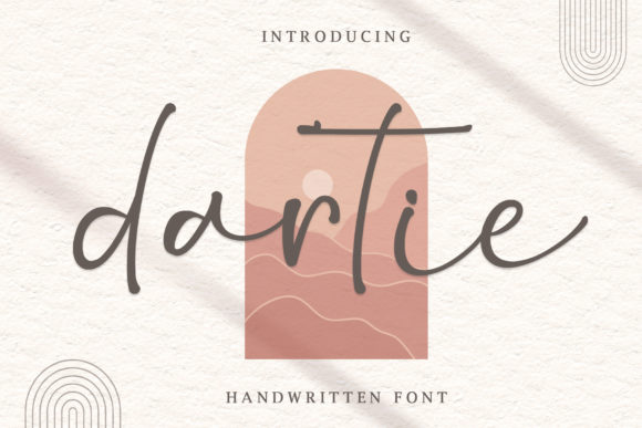 Dartie Script Font for Handmade Creations