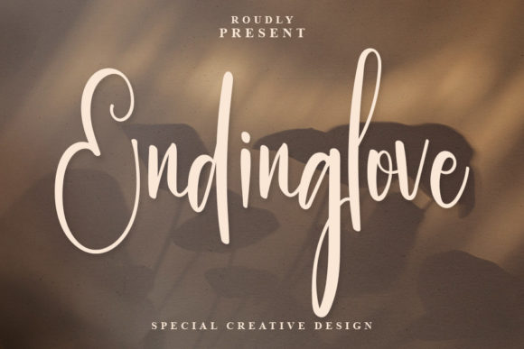 Endinglove: A Script Font That Elevates Editorial Design