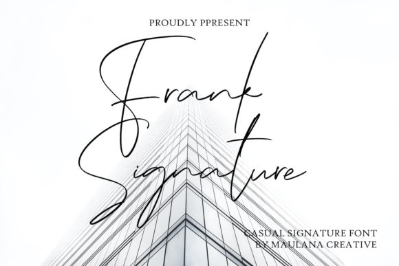 Frank Signature: A Delicate Script Font for Digital Design