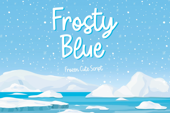 Frosty Blue Font for Business Branding