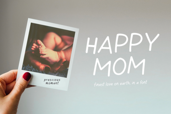 Happy Mom Font: A Handwritten Charm for Creative Projects