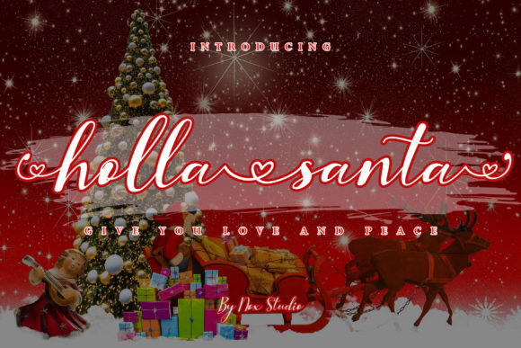 Holla Santa Script Font Review
