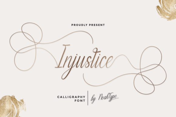 Introducing Injustice: A Delicate Script Font for Web Design