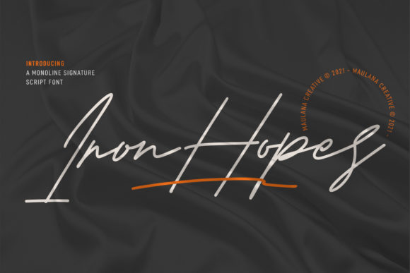 Iron Hopes: A Timeless Font for Polished Branding