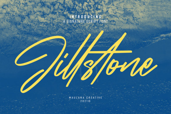 Jillstone: A Handwritten Font for Elegant Editorial Design