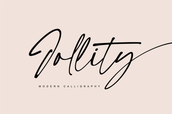 Jollity: A Magical Script Font for Branding Projects
