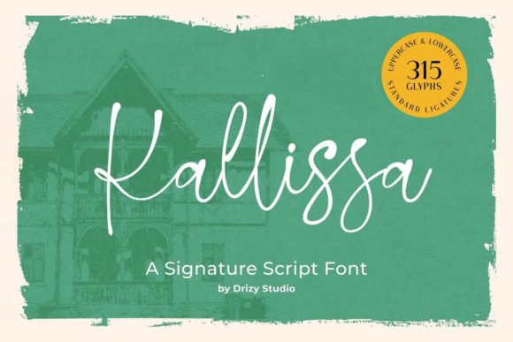 Kallissa: A Playful Script Font for Digital Creativity