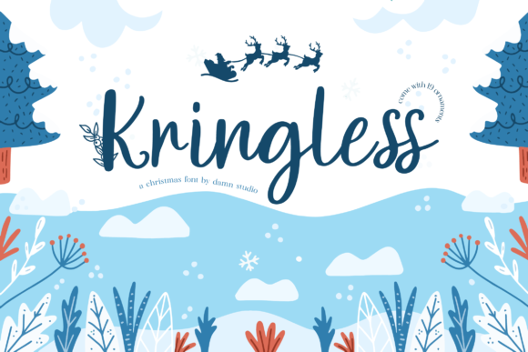 Kringless: A Luxurious Script Font for Web Design