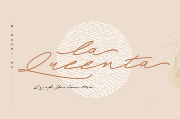 La Queenta: A Graceful Script Font for Professional Branding