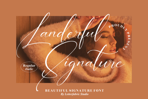 Landerful Signature: Elevate Your Campaign with a Luxurious Typeface