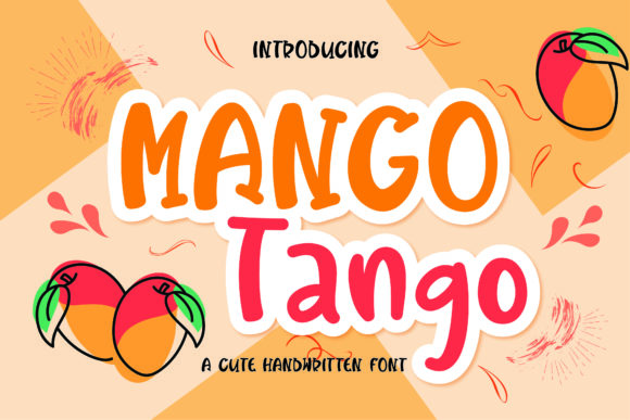 Mango Tango Font for Handmade Creations