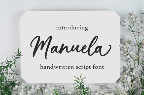 Manuela: A Stylish Script Font for Modern Campaigns