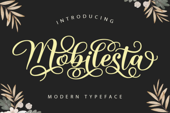 Mobilesta: The Script Font That Elevates Your Campaigns