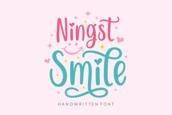 Ningst Smile: A Whimsical Font for Handmade Creations