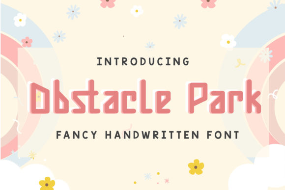 Obstacle Park Font for Business Branding