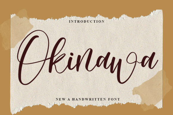 Okinawa: A Script Font That Elevates Editorial Design