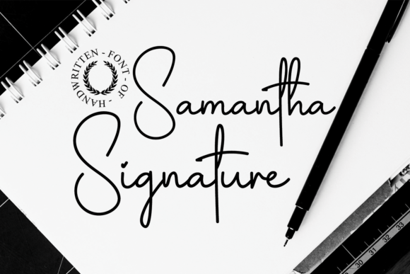Samantha Signature: A Handwritten Font for Modern Branding