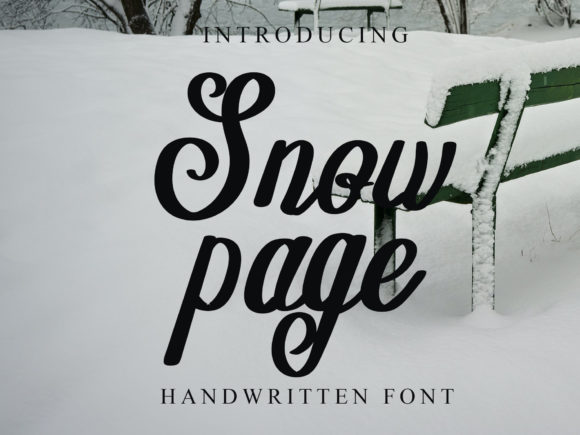 Snow Page: A Handwritten Font for Digital Branding