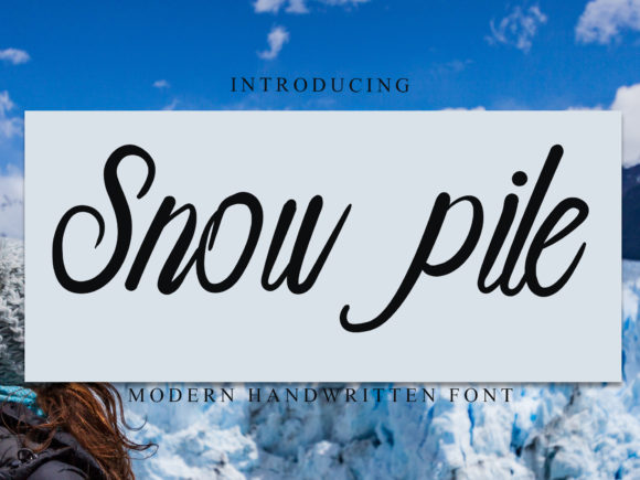 Snow Pile Font for a Polished Brand Touch