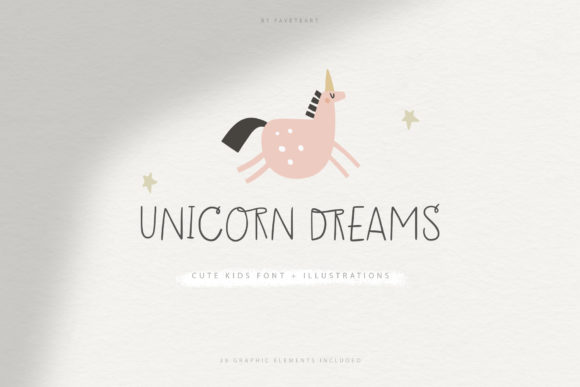 Unicorn Dreams: A Handwritten Font for Personal Branding