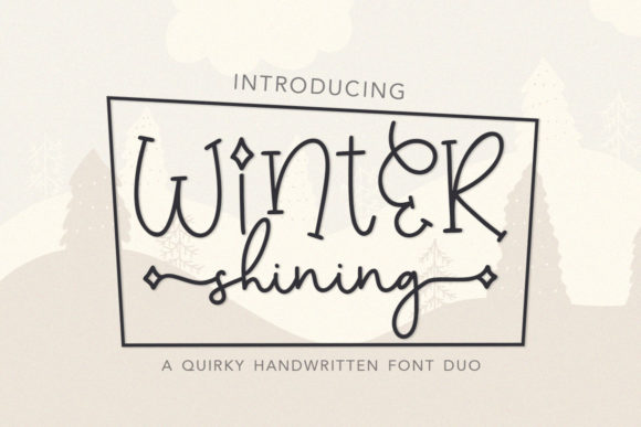 Winter Shining Font for Business Branding