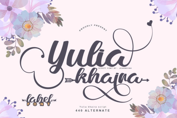 Yulia Khaira: A Charming Script Font for Branding